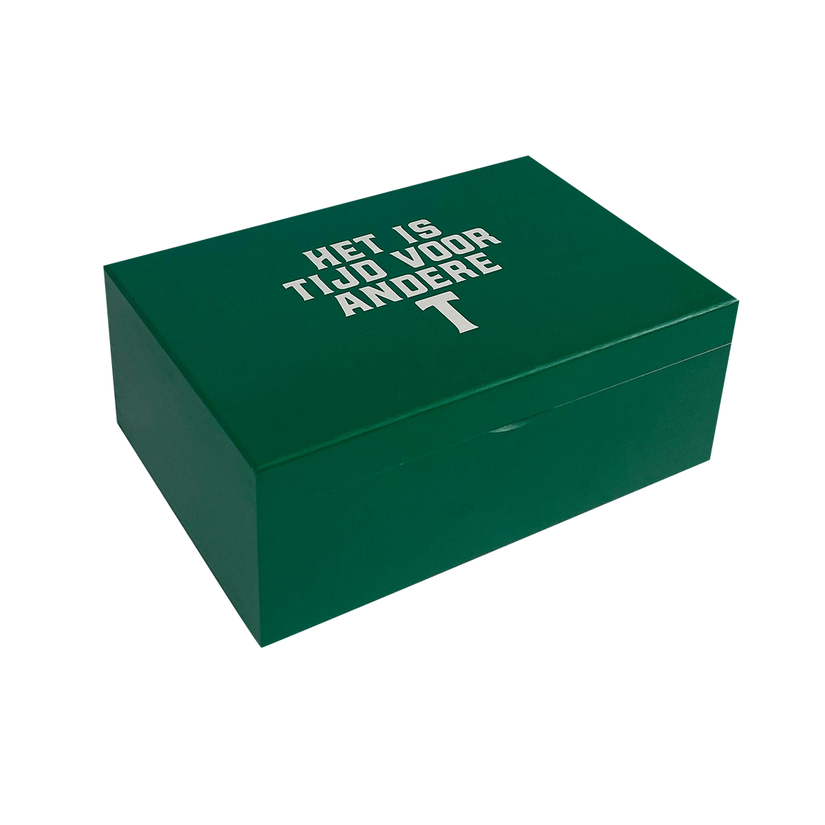 Theedoos 6-vaks groen